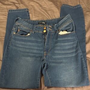 Fashion Nova Classic Blue Skinny Jeans